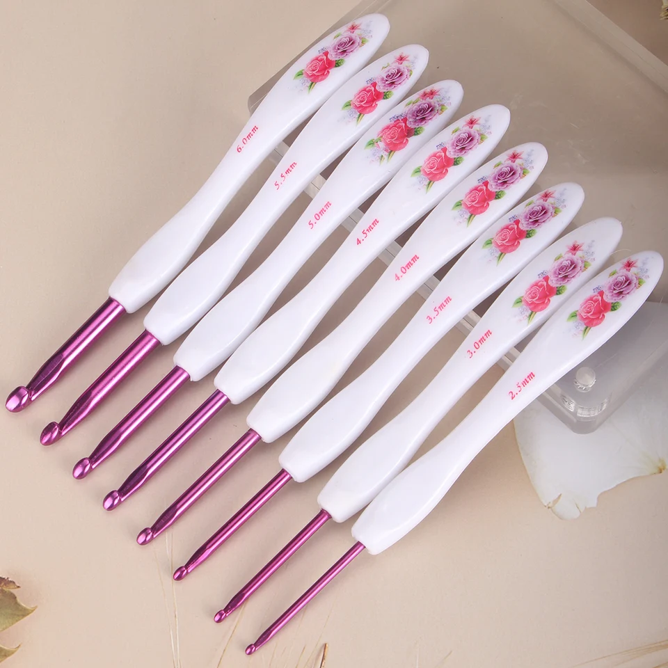 14 X Aluminum Crochet Hooks Knitting Needles Weaving Needles Crochet Hooks  Set, 2.0Mm / 2.5Mm / 3.0Mm / 3.5Mm / 4.0Mm / 4.5Mm. / 5.0Mm / 5.5Mm / 6.0Mm  / 6.5Mm / 7.0Mm / 8.0Mm / 9.0Mm / 10.Mm 