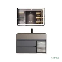 อ่างล้างหน้าขนาดใหญ่ ตู้ห้องน้ำอัจฉริยะพร้อมอ่างล้างหน้าในตัว โถสุขภัณฑ์ อ่างล้างหน้า อ่างล้างหน้า ห้องน้ำ ชุดตู้ล้างหน้า 5