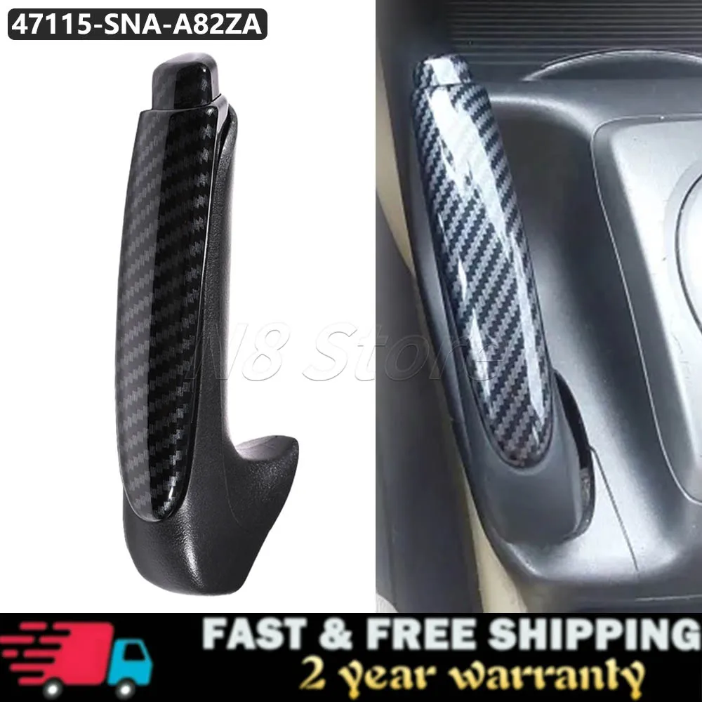 Handbrake Lever Parking Brake Knob Grip Handle Cover For HONDA CIVIC 2006 2007 2008 2009 2010 2011 47115-SNA-A82ZA