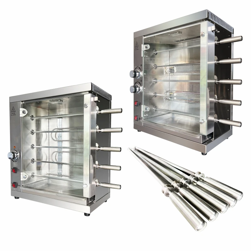 Commercial Electric Rotisserie Oven Business Application Stainless Steel Chicken Rotisserie Machine 2