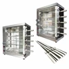 Commercial Electric Rotisserie Oven Business Application Stainless Steel Chicken Rotisserie Machine 2