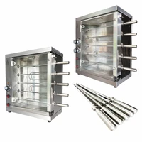 Commercial Electric Rotisserie Oven Business Application Stainless Steel Chicken Rotisserie Machine 2