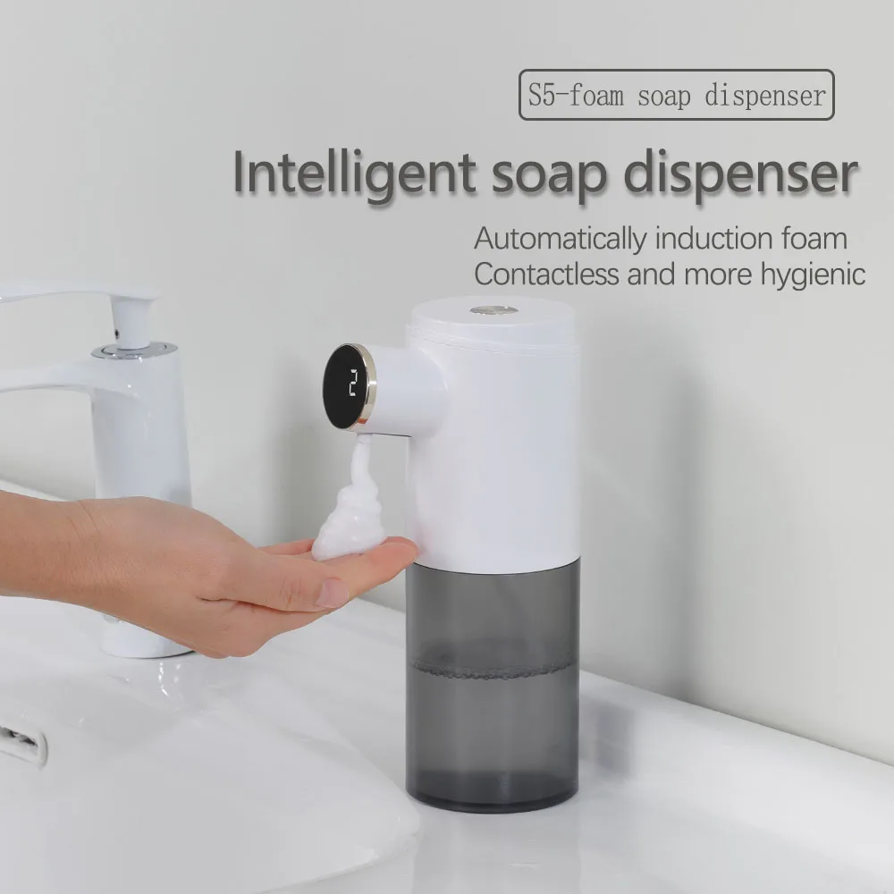 New Foam Soap Dispensers Infrared Smart Sensor Automatic Washing Hand Machine For Kitchen Accessories Hotel Home Disinfection grey touch filter kitchen mixer tap solid brass hot cold kitchen fixture pull out kitchen taps smart sensor touch kitchen faucet