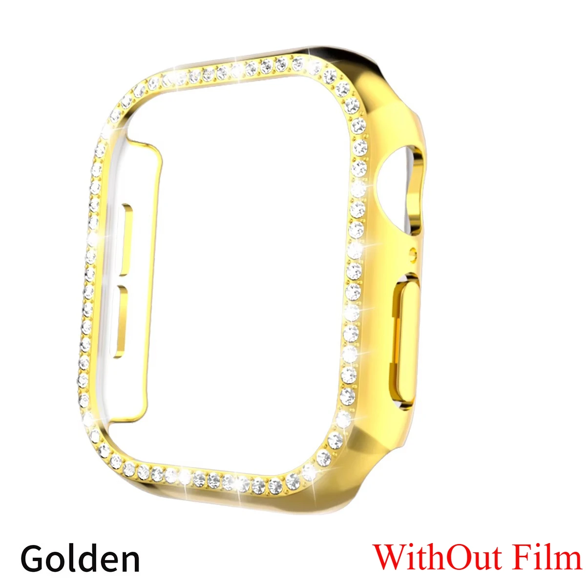 Diamond Glass Apple Watch Bling Bumper Protector Case