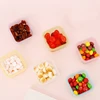6Pcs Food Storage Container Small Plastic Moisture-proof Containers Mini Kitchen Storage Box with Leakproof Lid Kitchen Accessor 6