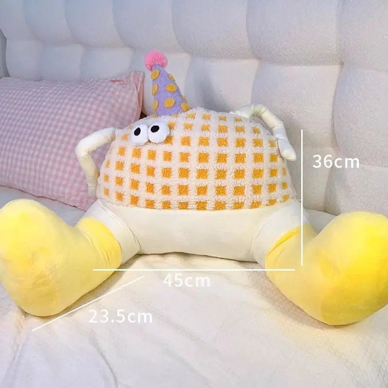 Bigfoot Monster Waist Cushion Sofa Bedroom Decoration Headrest Pillow Bed Sleeping Doll Birthday Gift for Girls 5