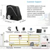 DKR1100ST Solar Sliding Gate Opener Rack Drive Automatic Gate Motor for Heavy Driveway Slide Gates Up to 2600 Pounds, Ele 6