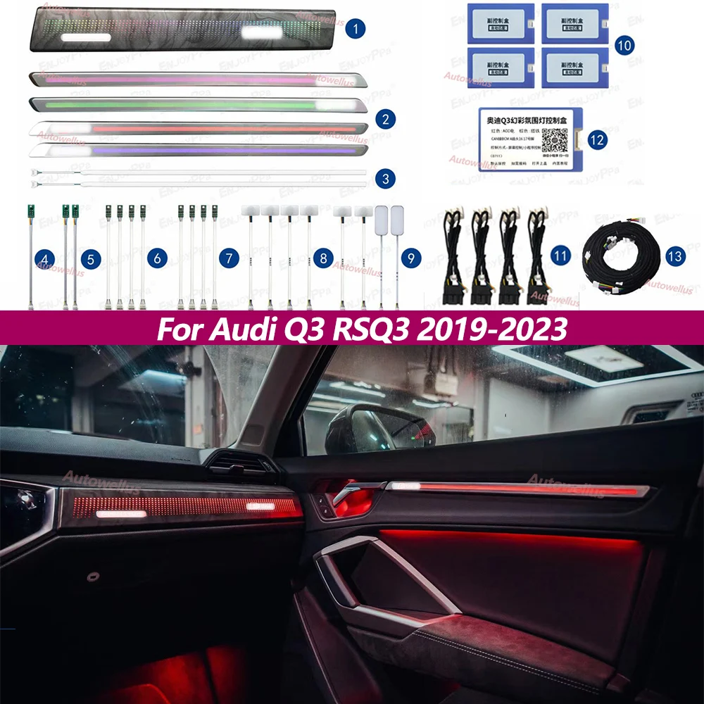 AmbientlightForAudiQ3RSQ320192023Atmospherinteriorambiente