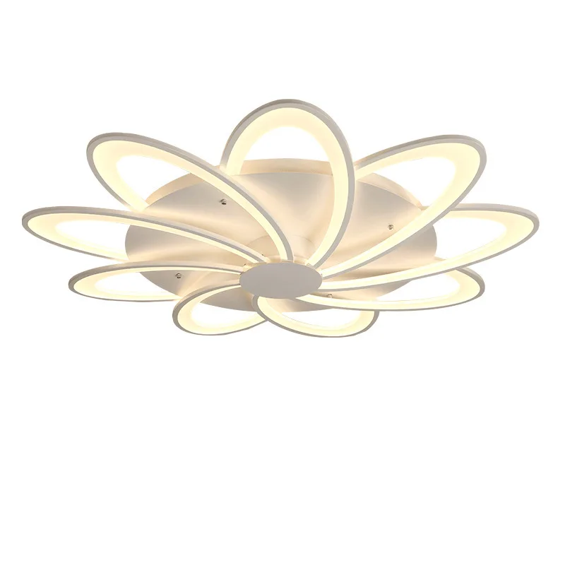 

LED Dimmable Celing Light Modern Flower Shape Celing Lamp Fixture Living Room Bedroom