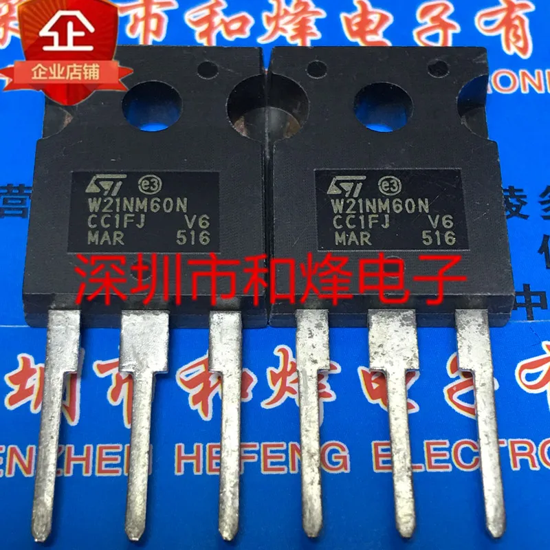 

STW21NM60N W21NM60N A new spot TO-247 600V 17A High power MOS field effect tube Into the triode