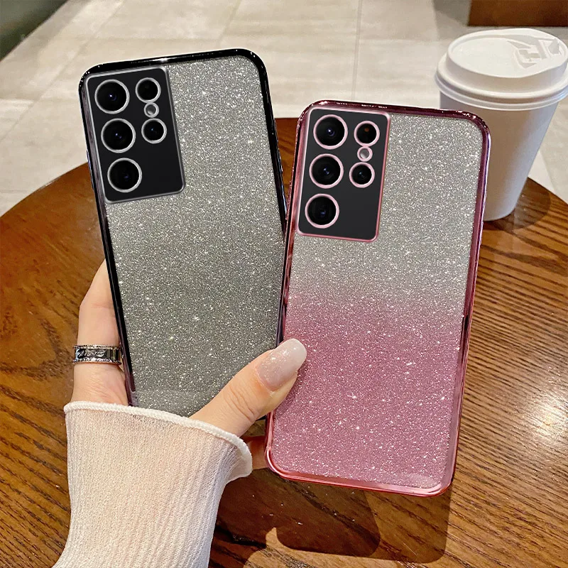 Glitter Clear Soft Phone Case Cover
