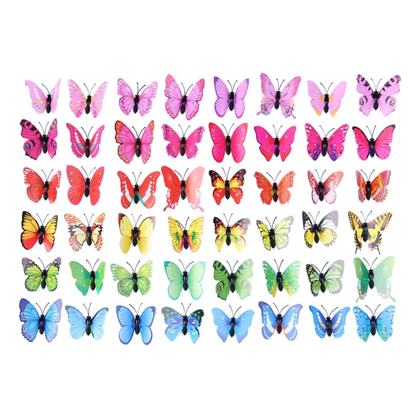 

for Butterfly Hair Clips For Women Hair Accessories Rainbow for Butterfly Clips