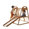 CX climbing frame indoor children's solid wood household swing combination 1