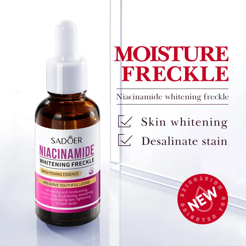 1/3pcs SADOER Fullerene Salicylic Acid Nicotinamide Serum Facial Moisturizing Anti-aging Facial Essence Beauty Face Skin Care 2