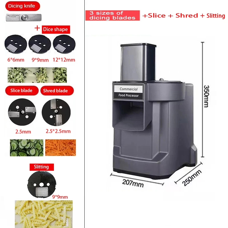 آلة تقطيع الخضروات التجارية التلقائي الخضار الجزرة...