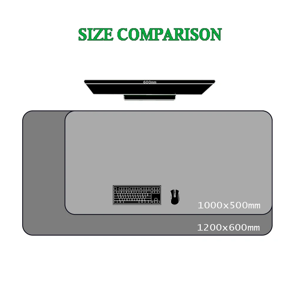 Enorme Tapete de Mesa 1200x600 Personalizado Mausepad Gaming Mouse Pad Extra Grande Mousepad 100x50 Grande Tapete de Slipmat Gamer Anime Tapete de Mesa - Imagem 4