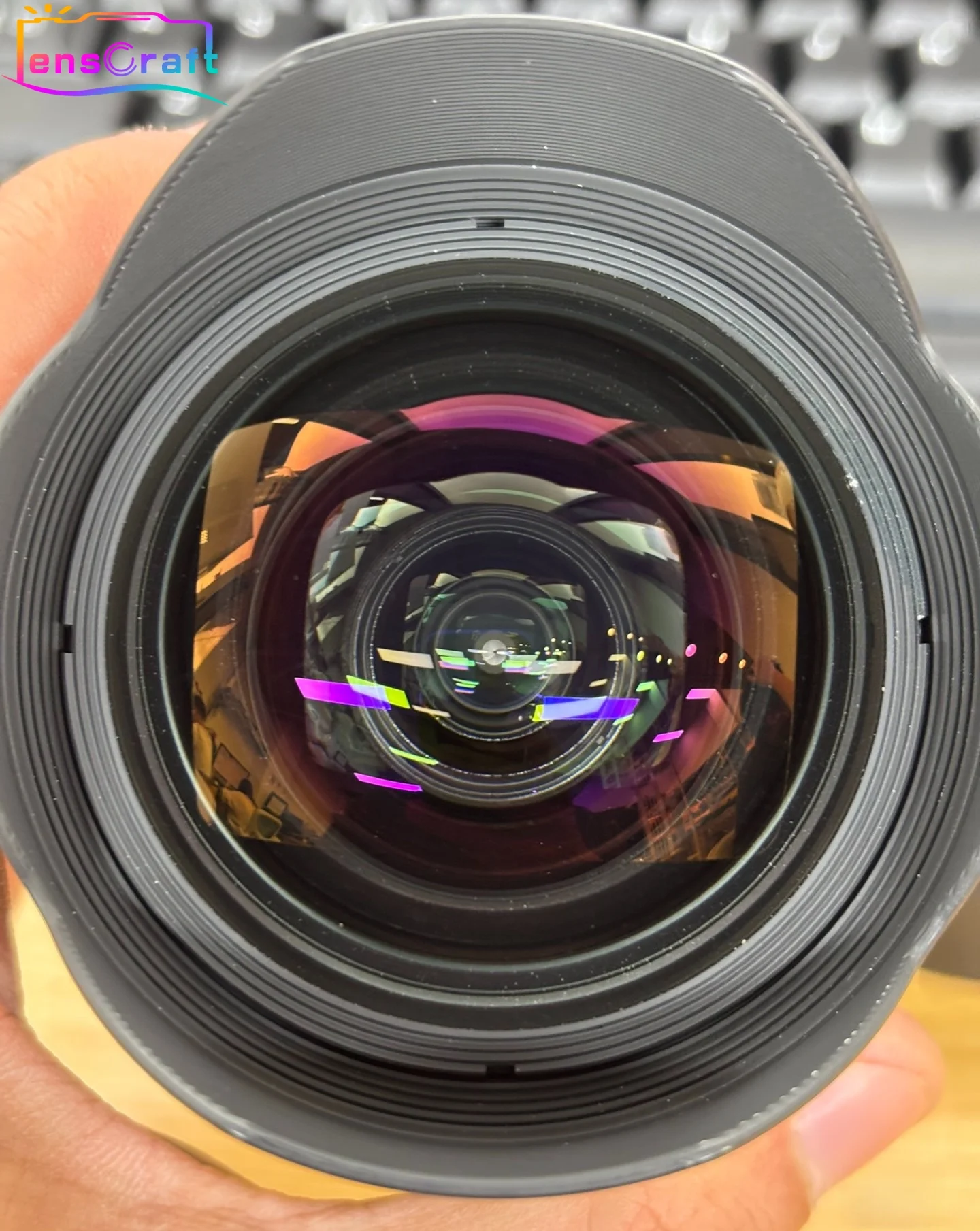98% 새것 8-16mm f4.5-5.6 dc hsm 카메라 렌즈 시그마용