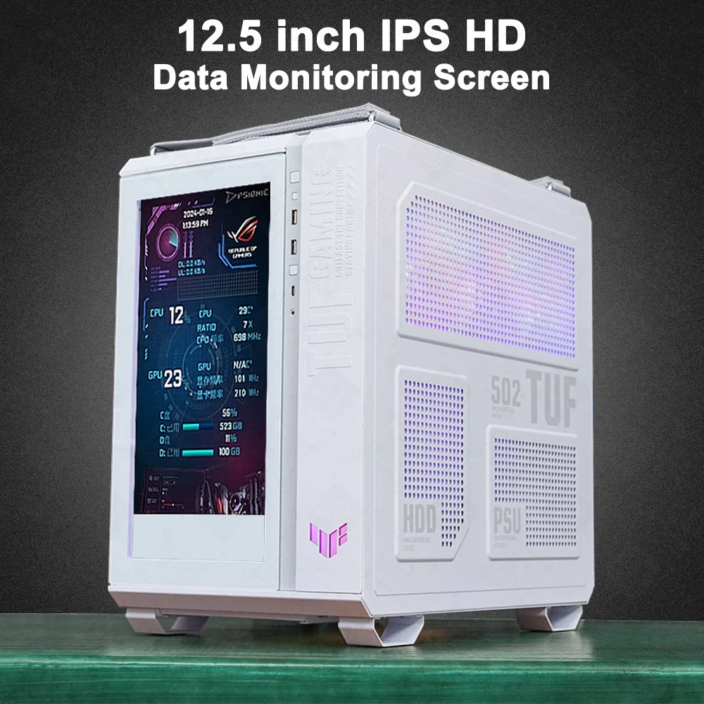 DIY PC  ͸ ÷ ȭ, ASUS TUF 502, 1920x1080 ػ,   ȭ MOD, PC ڽ , 12.5 ġ