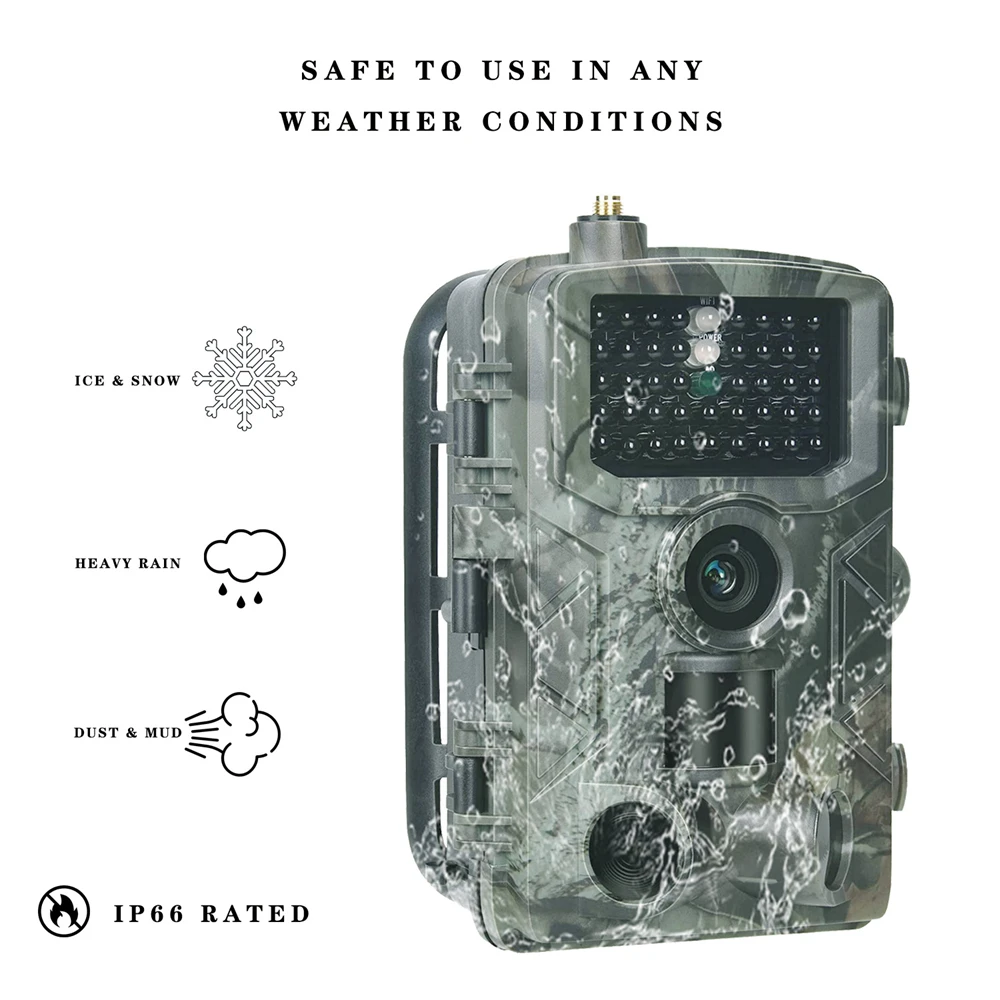 30MP 2K 4G Outdoor Infrared Hunting Camera Remote Mobile APP Control Night Vision Trap Game Waterproof Cam hunting trail camera trail camera