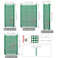 20 Pcs Double Sided PCB Board ( 2X8 3X7 4X6 5X7 ) Tinned FR4 Prototype Kit Printed Universal Circuit Perfboard for DIY Soldering - Image 4
