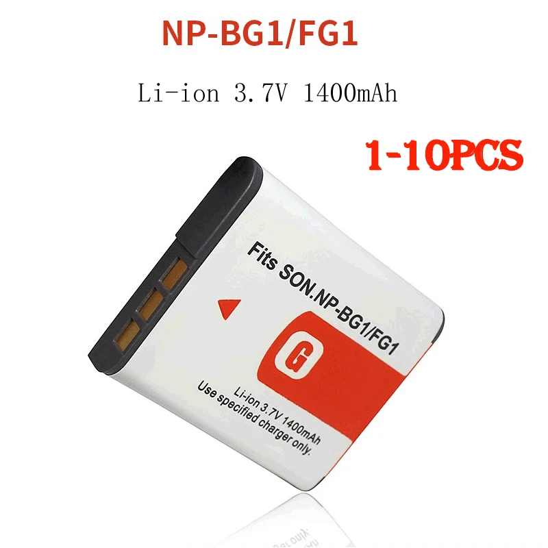 Фото 1-10 шт. 3,7 в 1400 мАч NP-BG1 батарея NP BG1 NPBG1 батареи FG1 DSC T20 T100 HX30 W120 W125 W130 W150 W170 W200 W210 W220 W230 №1