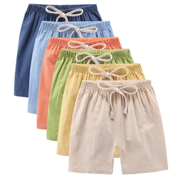 Cotton Linen Kids Shorts 1