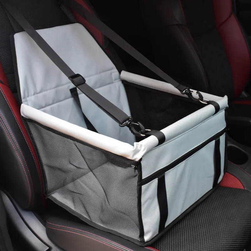 Pet Car Seat Bag Double Thick Travel Accessories Mesh Hanging Bags Folding Pet Supplies Waterproof Dog Mat Blanket Safety