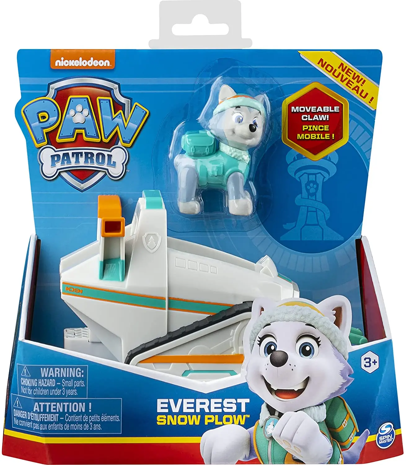 Figuras de acción de la Patrulla canina para niños, juguetes auténticos,  vehículo Ryder Tracker Everest, Material de PVC, modelo de Anime, regalo