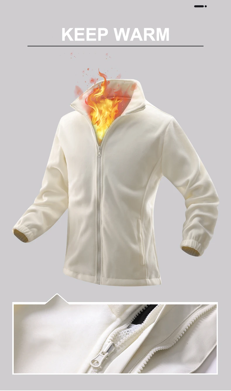 Description Picture 5 of itemCHRLCK Women's 3 In 1 Thick Hiking Jacket Fleece Waterproof Winter Windbreaker Outdoor Warm Camping Jacket Women Windproof Coat