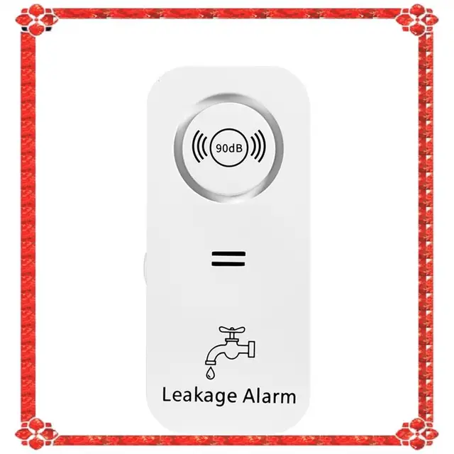 24-Hour Delivery Water Sensor 90Db Alarm Water Leak Detector Alert Monitoring Of Leaks And Drip Alarm For Kitchen Bathroom Basem 1