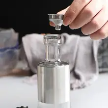 

2Pcs Wine Funnels Food Grade Rust-proof Stainless Steel BPA Free Transferring Oil Wine Small Funnels for Home