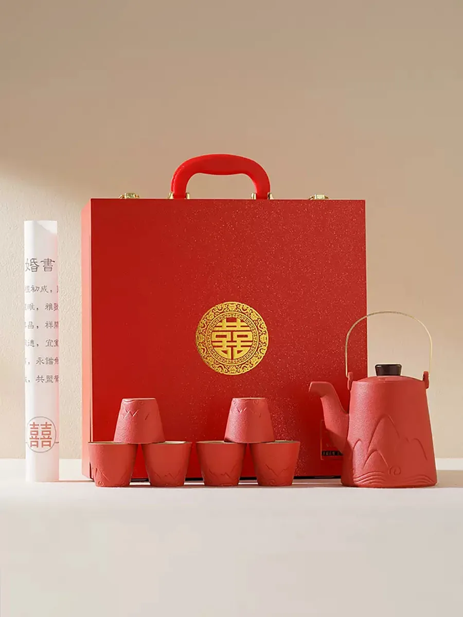 Tea Cup Set for Couples, Tea Pot, Tea Cup, Gift for Best Friend, Engagement Gift, Wedding Supplies, New