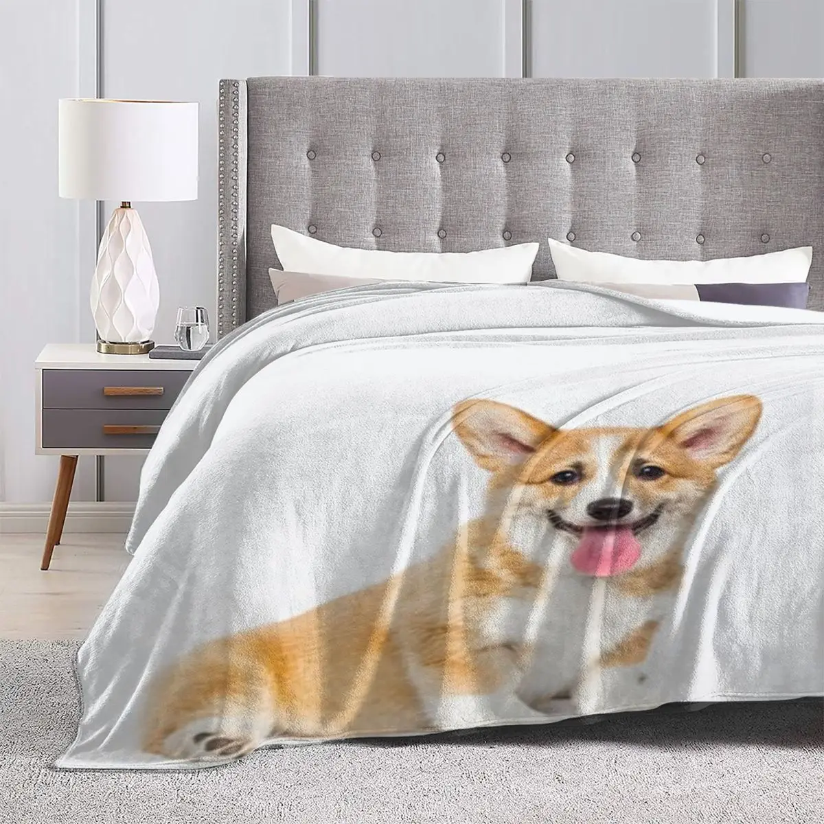 Penbrooke Welles Corgi �ö��� ���, �ε巴�� ������ ī���� �ֿ� ���� ħ��, ���ö ���� ���� ħ��, ���� ħ�뺸