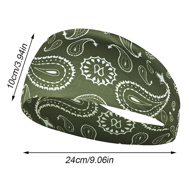 Sports Hair Bands Elastic Yoga Hairbands Absorbing Sweat Headband Women Men Running Fitness Turban Outdoor Gym Head Wrap Bandana - Image 6