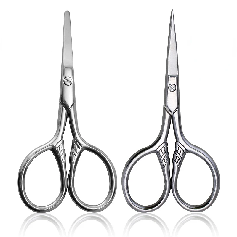 Stainless Steel Small Makeup Grooming Scissors 1Pcs Eyebrows For Manicure Nail Cuticle Beard And Mustache Trimmer Nose Hair Tool nose hair scissors facial hair scissors manicure scissors eyebrow scissors stainless steel scissors
