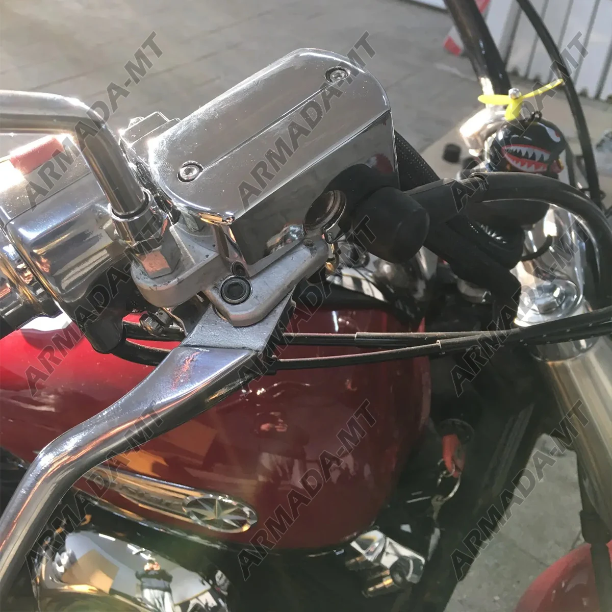 Yamaha V Star Accessories 650 Chrome Fluid Cap For Yamaha V-Star