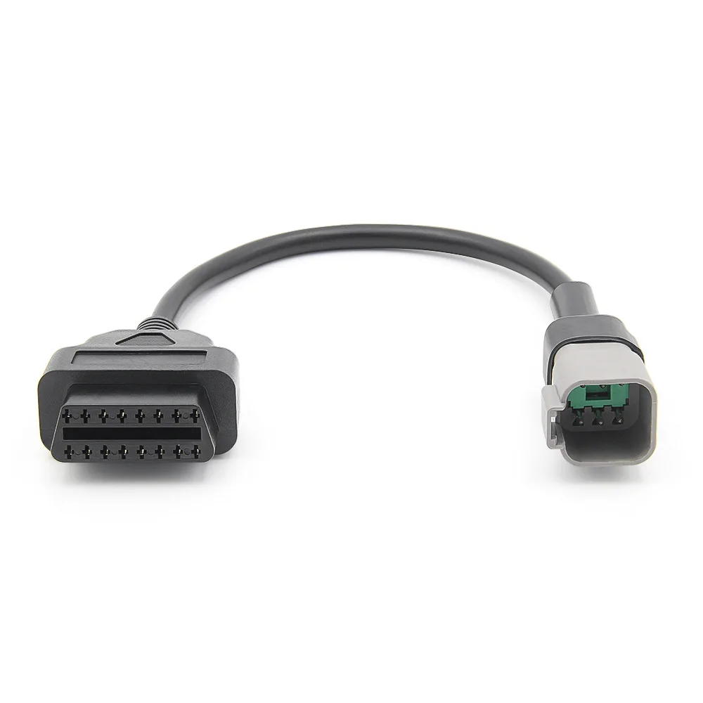 Faut Code Diagnostic Extension Adapter for BRP 6Pin MOTO For ATV/UTV Motorcycle OBD2 16Pin for Bombardier 6Pin Motorcycle Cable 5
