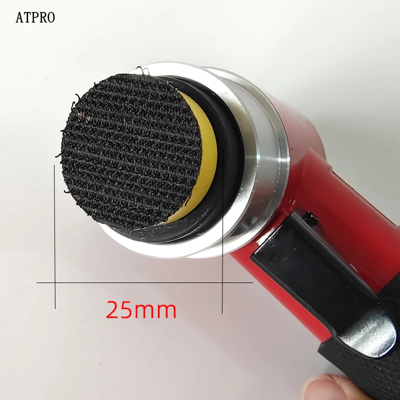 1 Inch Pneumatic Grinder Small Car Waxing Polisher Grinder Eccentric Industrial Mill Woodworking Tools