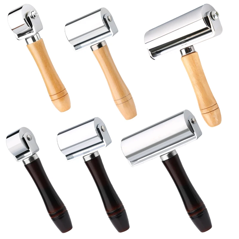 Leather Tools Leather Craft Tool Kit Leather Craft Tools Leather Craft Tool 1Pc 26/60/100mm Leather Press Edge Roller Wooden Handle Leather Edge Creaser Leathercraft Glue Laminating Tool