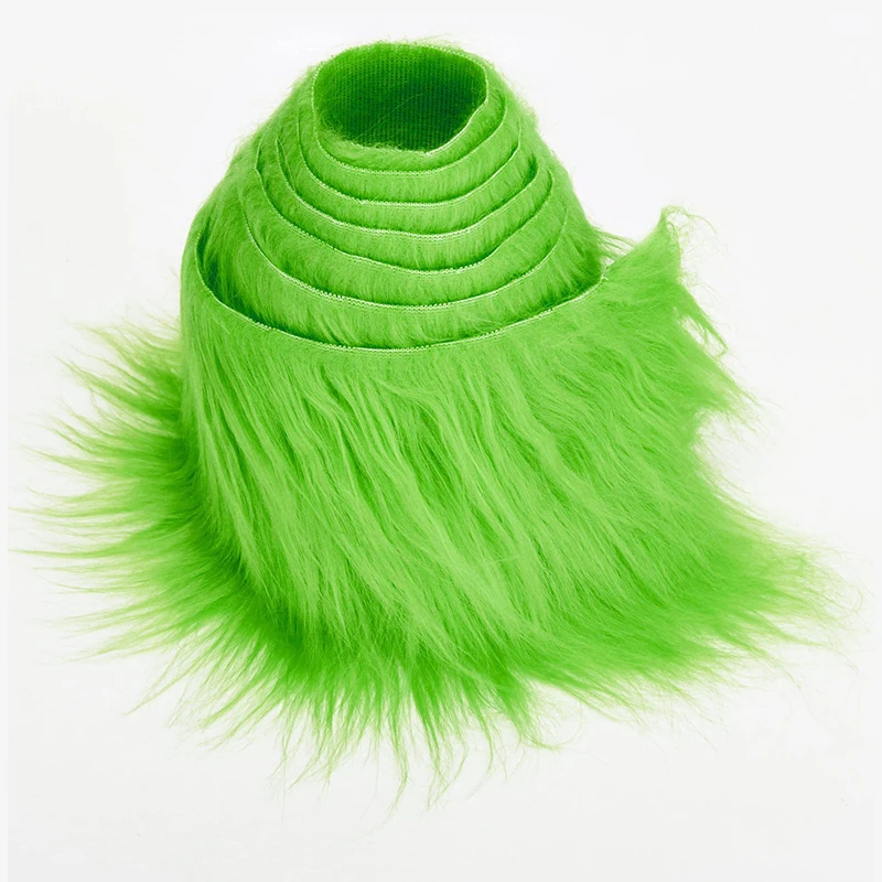 1.5M Faux Fur Ribbon Tape DIY Apparel Sewing Fluffy Trim Trimming Fabric Sewing Costume Shoes Decoration Plush Fur Stripe fur fabric