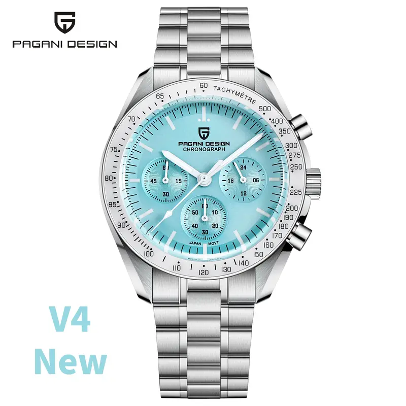 PAGANI DESIGN 2026 New Men's Watches Top Luxury Quartz Watch For Men Auto Date Speed Chronograph AR Sapphire Mirror Wrist watch - Image 9