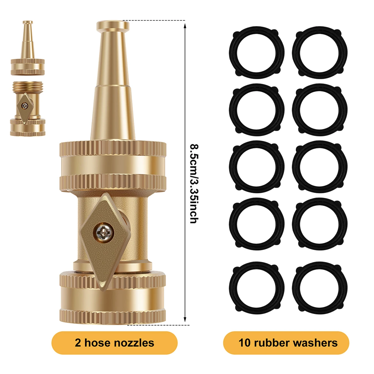 Rociador De Manguera De Jardín Hicks Ridge - Lanza De Agua De Alta