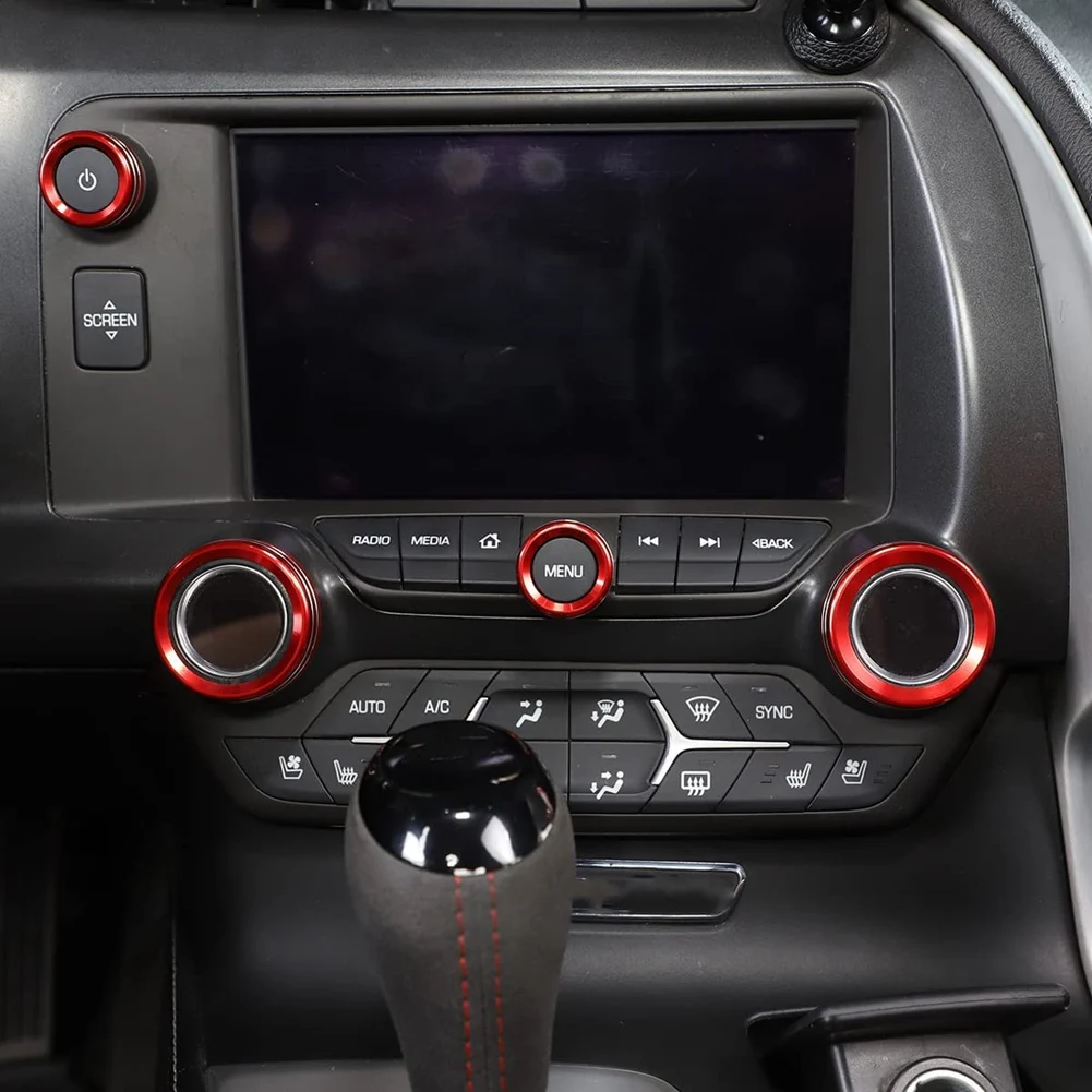 Chevrolet Corvette C7 2014-2019  ߾ ܼ AC   ư ġ Ŀ Ʈ, ׼, 