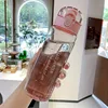 780ml/26oz BPA-Free Plastic Water Bottle, Leak-Proof & Fall-Proof, Transparent Large Capacity, Portable for Outdoor Travel 5