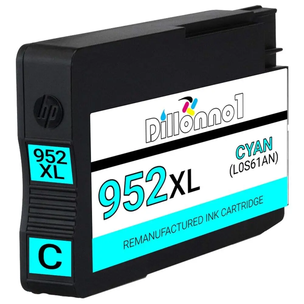 

Replacement HP 952XL L0S61AN Cyan Ink Cartridge for Officejet 7740 8702 8715