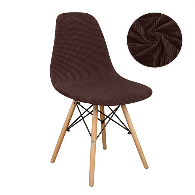 Pcs Velvet fabric Bar Chair Cover Washable Removable Seat Cover Armless Shell Chair Covers for Banquet Home Hotel