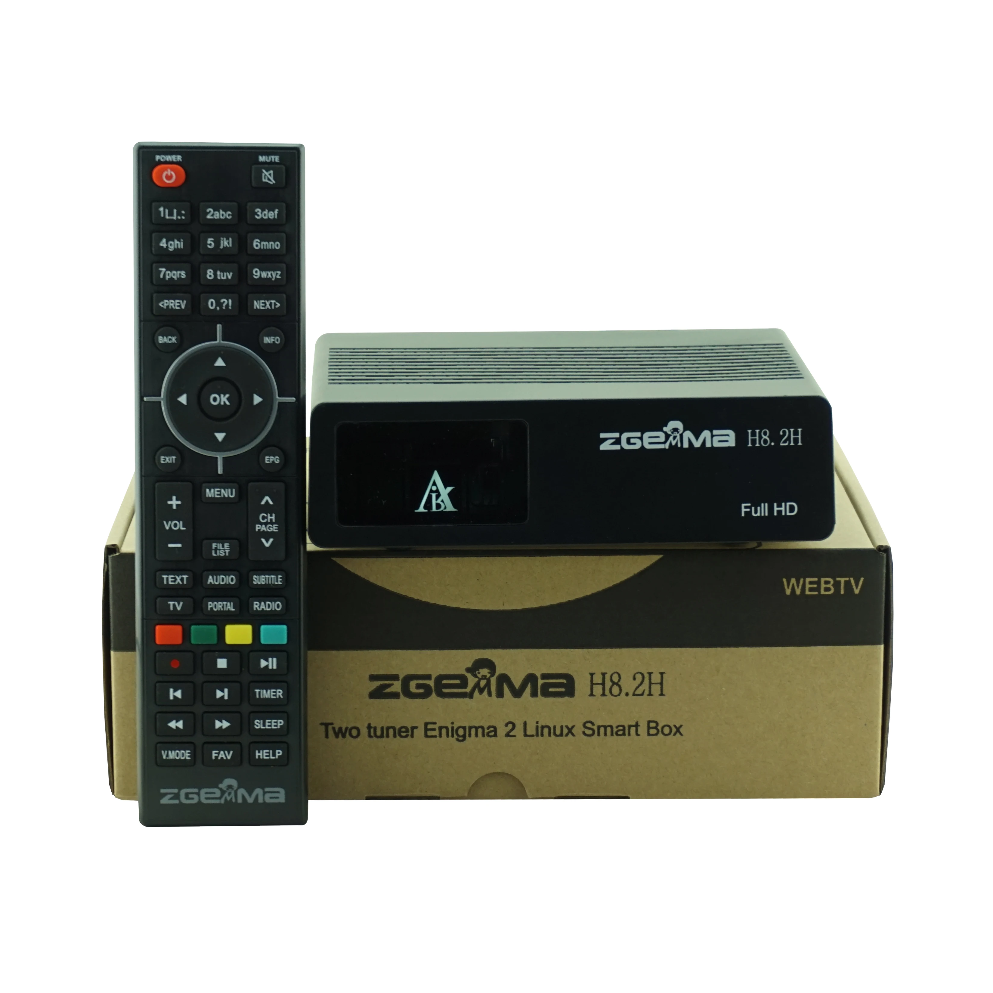 Zgemma H8.2H Dvb T2/C + Dvb S2 Satellite + Tv Terrestre/Via Cavo Box