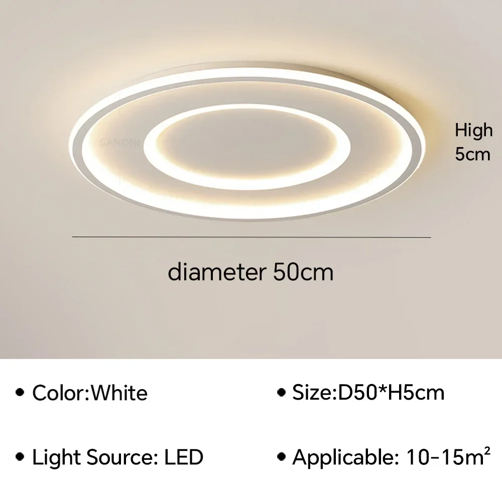Circular White D50CM
