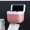 Waterproof Wall Mount Toilet Paper Holder Shelf Toilet Roll Paper Tube Storage Rack Storage Box Tray Rack Bathroom Supplies 3