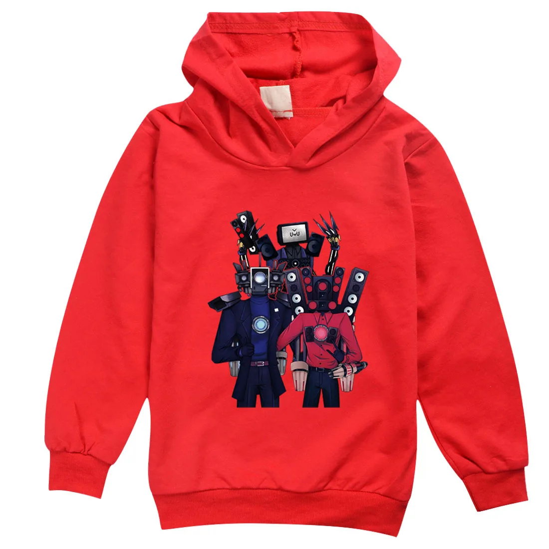 Tv Man From Skibidi Toilet Hoodie Kids Hoody Sweatshirt Baby Boys Speakerman Clothes Children's Clothing Girls Cartoon Outerwear images - 6